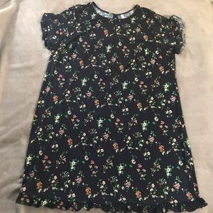 🚫 Navy Blue Floral Shift Dress 🚫 NOT FOR SALE